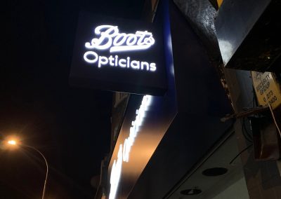 Boots Opticians Projecting Signs