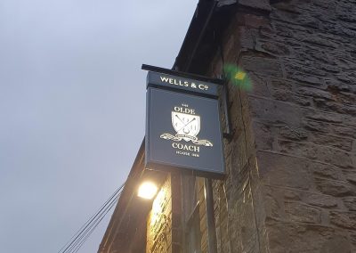 Wells & Co. Pub Sign