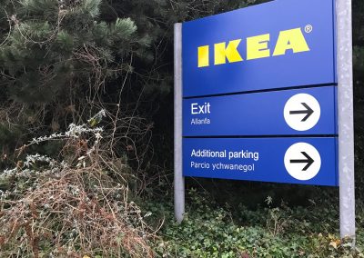 Ikea Directional Post Sign