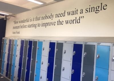 Wooton Park School Vinyl Wall Quote