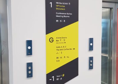 Teca Event Complex Aberdeen lift guide
