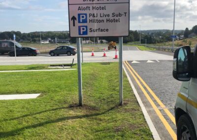 Teca Event Complex Aberdeen Road Sign