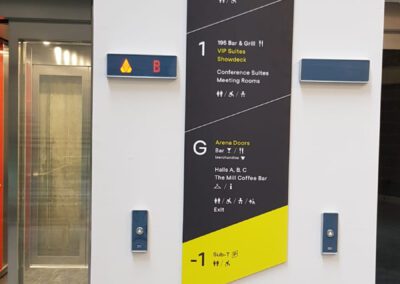 Teca Event Complex Aberdeen lift guide