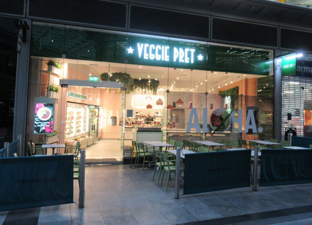 Veggie Pret, Cardinal Place crop