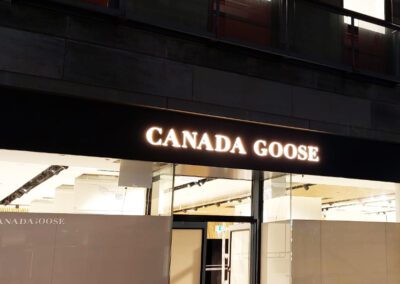 Canada Goose Illuminated Fascia Sign