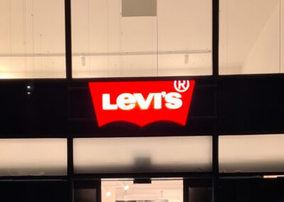 Fascia Sign for Levi Strauss