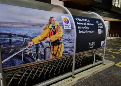 M&S food trolley bay printed vinyl