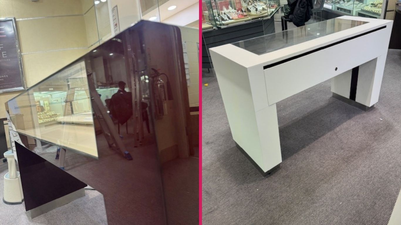 POS Counters POS Counter - before and after